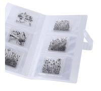 GLOBLELAND Clear Stamps Cutting Dies Storage Clear Stamps Collection Page Protectors Transparent Photo Album Scrapbooking for 2.2x2.2in/50x50mm Stamps Photos