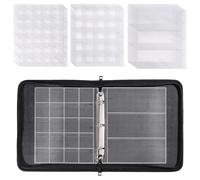 GLOBLELAND Coin Collection Book 400 Pockets Fireproof Coins Collecting Album & 36 Sleeves Money Storage Case for Coin Currency Collection Supplies Pennies Bill Tokens Badges