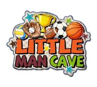 GLOBLELAND Funny Soccer Basketball Metal Tin Sign Baseball football Sports Vintage Words Tin Signs Wall Decor Vintage Sport Tin Sign for Home Playroom Man Cave Garage Bar Decor