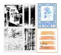 GLOBLELAND Paint Background Clear Stamps Graffiti Background Silicone Clear Stamp Seals for Cards Making DIY Scrapbooking Photo Journal Album Decoration