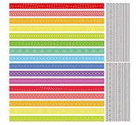 GLOBLELAND Stitched Borders Cutting Dies Lace Flower Border Dies Stitched Rectangles Metal Die Cuts Stitched Frame Die Cuts for Card Scrapbooking and DIY Craft Album Paper Card Decor