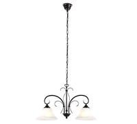 globo 2 x E27 60 Watt Aries Metal Pendant Lamp, 68410-2