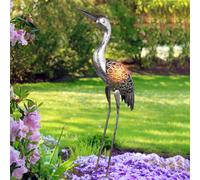 Globo 33216 LED solar decorative light, crane, grey