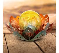 Globo 33655 LED solar light, flower, Ø 22 cm