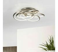 Globo Barna 67828-40 Ceiling Light-Aluminium Nickel Matt