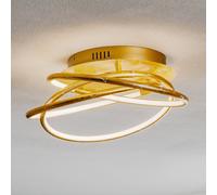 Globo Barna - an LED ceiling lamp in a golden design