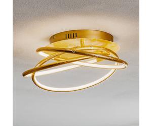 Globo Barna - an LED ceiling lamp in a golden design