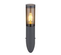 Globo Boston outdoor wall light in stainless steel