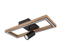 GLOBO Ceiling Light LED Living Room Light Black Rotatable Swivel Length 50 cm