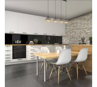 Globo Colly pendant light bamboo mesh, 4-bulb