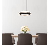 Globo Della LED hanging light, Ø 40 cm, dark grey, metal