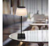 Globo Gregoir LED table lamp, matt black, height 38 cm, CCT