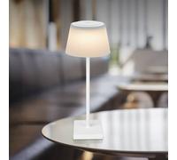 Globo Gregoir LED table lamp, matt white, height 38 cm, CCT
