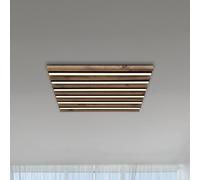 Luminosa Lighting Luminosa Hayden 45Cm Integrated Led Semi Flush Ceiling Light Matt Black Led 3000K