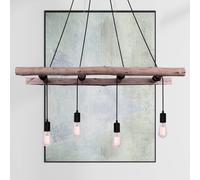 Luminosa Lighting Luminosa Irmgard Bar Pendant Ceiling Light Natural Color 4X E27
