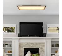 Globo LED ceiling light Karla rectangular, length 80 cm