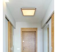 Globo LED ceiling light Karla square 45x45 cm