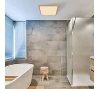 Globo LED ceiling light Sapana, length 29.5 cm brass