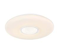 Luminosa Lighting Luminosa Sully Decorative Flush Ceiling Light White Led Dimmable 3000-6500K Remote Control