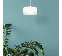 Globo LED pendant light Belinda, Ø 15 cm, white, glass