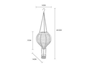 Globo LED solar light 36136B Hot air balloon, colourful, plastic