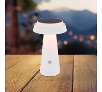 Globo LED table lamp 36624, white, rechargeable battery, CCT, IP54, dimmable