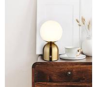 Globo LED table lamp Julsy, brass-coloured, height 21 cm, CCT