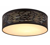 Luminosa Lighting Luminosa Tunno Cylindrical Ceiling Light Black Led 3000-6000K