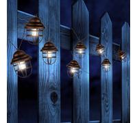 Globo Lina solar string lights with 8 lanterns