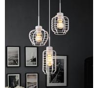 Luminosa Lighting Luminosa Nesa Cluster Pendant Ceiling Light Matt White 3X E27