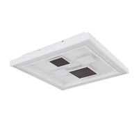Luminosa Lighting Luminosa Nolo Integrated Led Semi Flush Ceiling Light White Led Dimmable 3000-6000K Remote Control Timer Tuya Smart