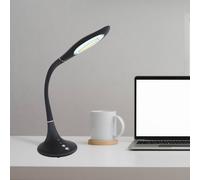 Globo Pattaya LED table lamp, black, dimmable, CCT