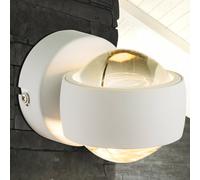 Globo Randi LED wall light in white