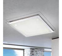 Globo Rena LED ceiling light, remote control, square