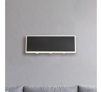 Globo Saidy LED wall lamp, width 25 cm, black, metal