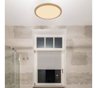 Globo Sapana LED ceiling light, Ø29.5 brass