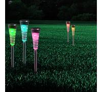 Globo Set of 5 solar light Nahia with RGB colour change
