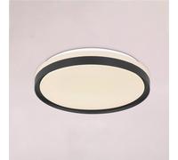 Globo Sonny LED ceiling light, black, CCT, Ø 39 cm