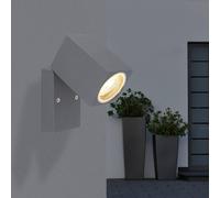 Globo Veronika outdoor wall spot, adjustable, anthracite