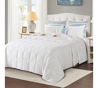 Globon Down Blanket California King Size, Extra Lightweight Summer Comforter/Duvet Insert for Hot Sleepers,Noiseless & Extra Soft, 13 Ounce Fill Weight, White