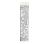 Globos Crepe paper metallic 150 x 50 cm silver (US IMPORT)