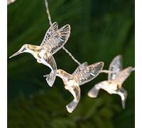 GloBrite 10 LED Hummingbird Solar Garden Fairy String Lights (Warm White)
