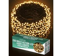 Globrite 200 LED Christmas Fairy String Lights with 8 Modes - Warm White Globrite Warm White