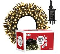 GloBrite 300 LED Fairy Lights - Versatile Christmas Lights with 8 Modes, Outdoor Fairy Lights, Christmas Tree Lights and Christmas Decorations - Waterproof Christmas Lights Outdoor - White