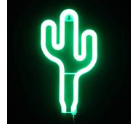 Globrite Cactus LED Neon Light Signs - Battery/USB Powered in Green Globrite Green