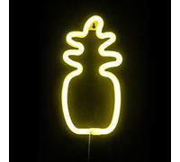GloBrite Neon Light Signs Neon Light for Bedroom Walls Night Light for Children LED Battery/USB Neon Light Light up Signs for Party (Pineapple)