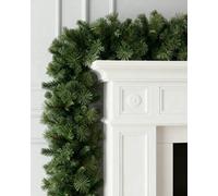Globrite Pine Christmas Garland Fireplace Christmas Decoration 9 ft/2.7M in Green Globrite Green