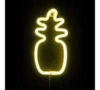 Globrite Pineapple LED Neon Light Signs - Battery/USB Powered in Yellow Globrite Yellow