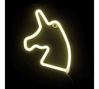 Globrite Unicorn LED Neon Light Signs - Battery/USB Powered in Yellow Globrite Yellow