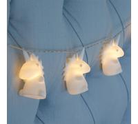 Globrite Unicorn String Lights - 10 Led - Battery Operated Cute Decorative Lamp For Baby & Kids Bedroom Home Night Light Décor